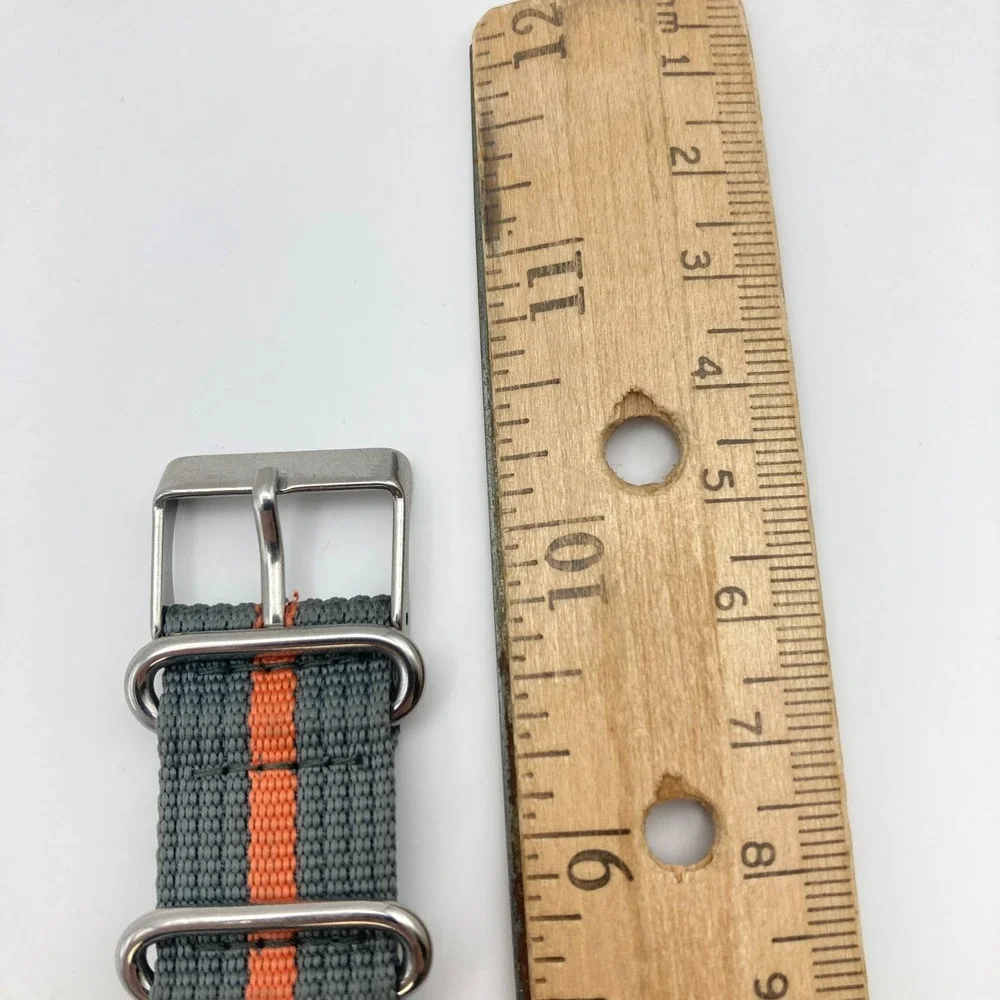 Timex Weekender Men's Watch 38mm Silver Tone Indiglo Gray Orange New Battery